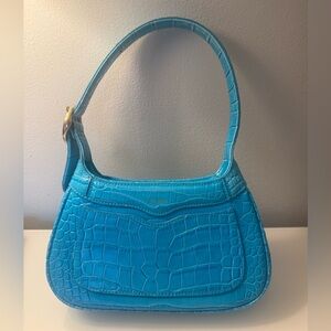 Freya shoulder bag in lake blue